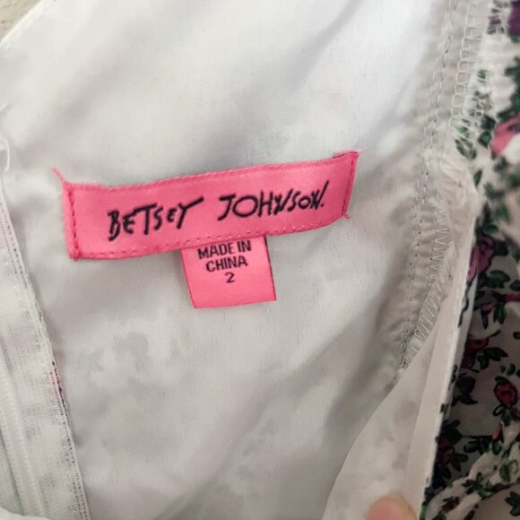 Betsey Johnson Ditsy Floral Mini Dress (Size 2) - Picture 3 of 7